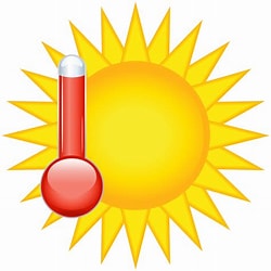 Hot weather