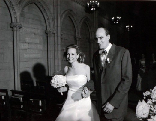 Man walking down the aisle