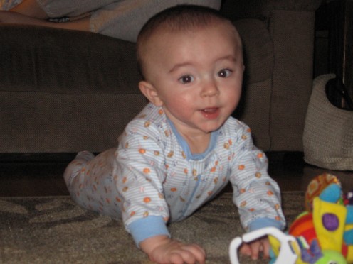 My son at 7 months.