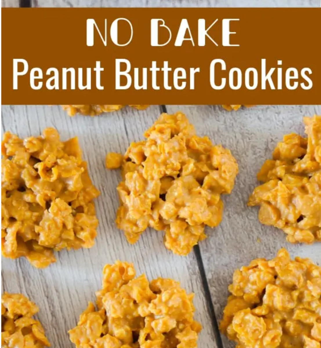 No-Bake Peanut Butter Cookies