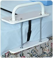 This is a grab bar system that attaches to the mattress, making standing easier. 