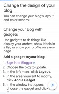 How to Design/Customize and Add Gadgets to Your Website Using Blogger Layout Tools