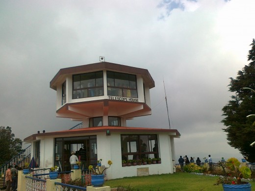 The 'Telescope House' at Doddabetta peak near Ooty