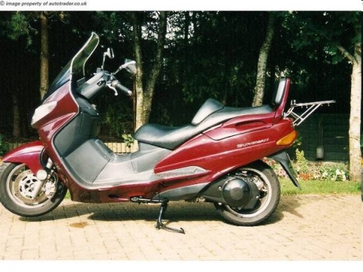 Are you serious? The Suzuki AN Burgman might be cool on the Italian Riviera, but don't even think about it round here