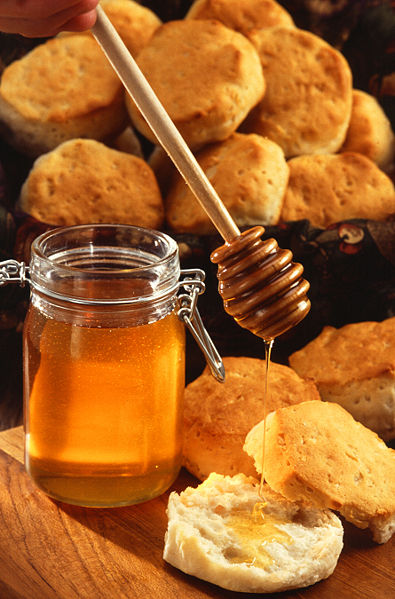 Honey is also good for skin repair.