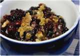 Blackberry cobbler.  All it lacks is a spoon and fresh cold cream.