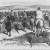Crazy Horse and his band of Oglala Lakota on their way from Camp Sheridan to surrender to General Crook at Red Cloud Agency near Camp Robinson, Nebraska, May 6, 1877.