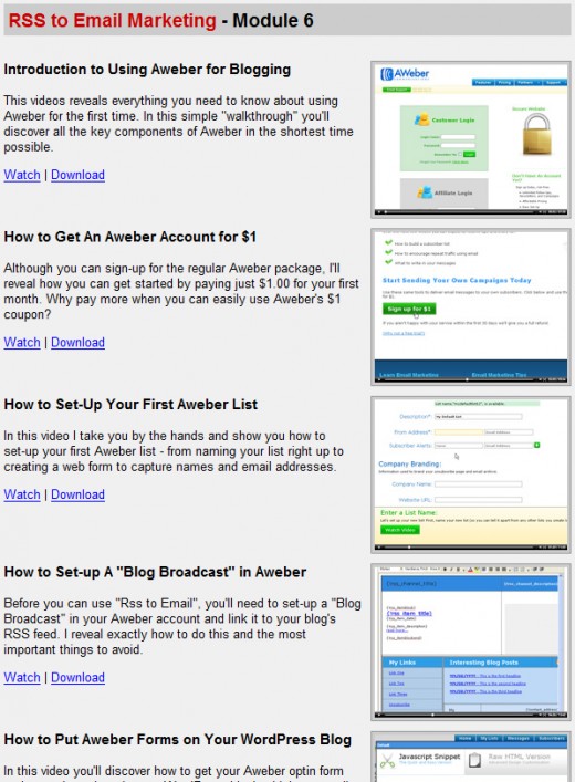 Wordpress Wizard 2.0 Members area , RSS and E-Mail marketing