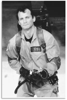 Bill Murray in "Ghost Busters"