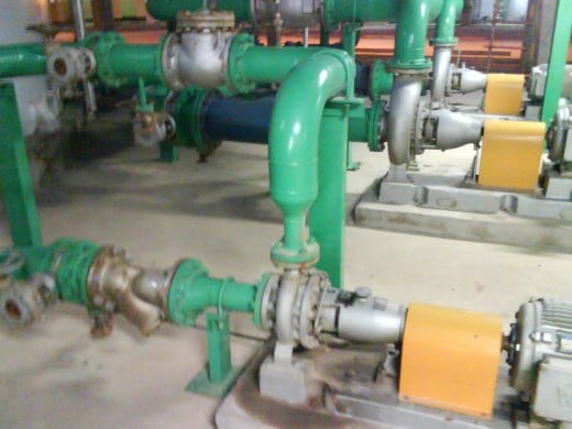 Figure 1:  A typical pump and its piping