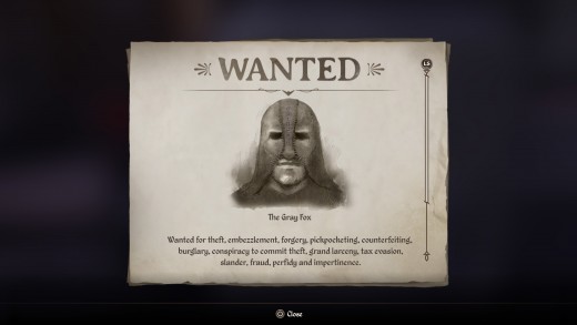 These Gray Fox posters can be found in many locations in the Imperial City