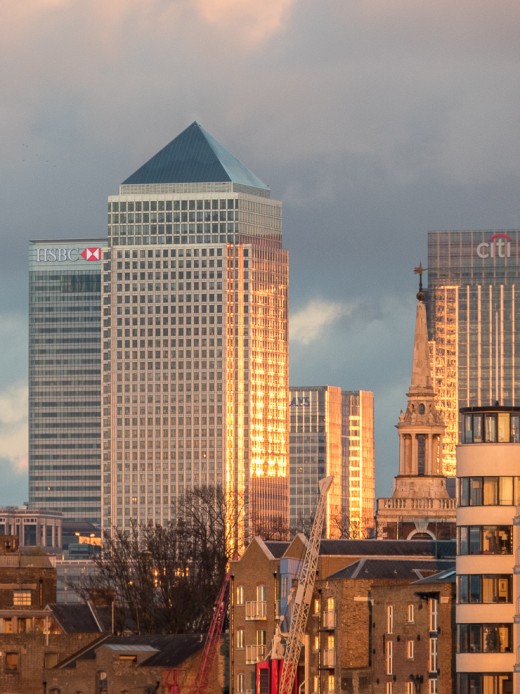 London's Canary Wharf is the site of the majority of the film's running time but if anything, it symbolises how out-of-date this type of film now is.