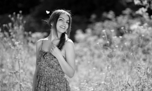 Experiment with light. Experiment with shadow. The results could be stunning in black and white.