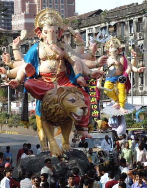 Ganapathy Idols During Vinayak Chathurthi in Mumbai, India