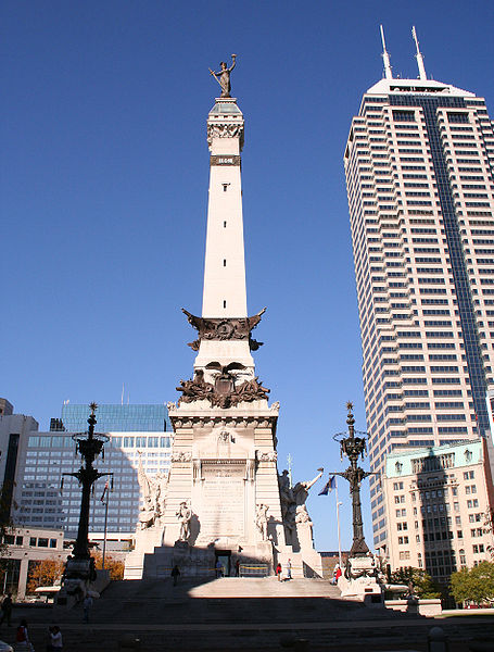 Soldiers' and Sailors' Monument in Indianapolis 