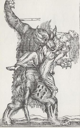 18th Century Werewolf Engraving