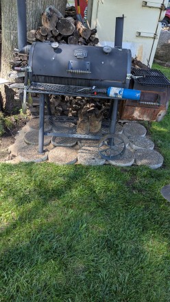 Patio - for Parking the Oklahoma Joe's Smoker