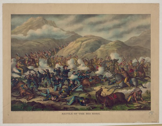 Title: Battle of the Big Horn Physical description: 1 print. Notes: This record contains unverified data from PGA shelflist card.; Associated name on shelflist card: Kurz & Allison.