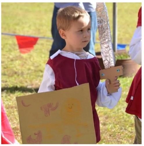 Knighting ceremony and joust from part 4 (or 5): Knights & Ladies Lesson