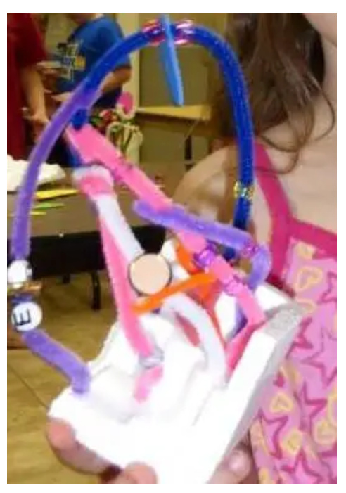 Alexander Calder-inspired standing mobile