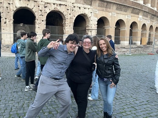 My colleague, my boss and me in Rome!