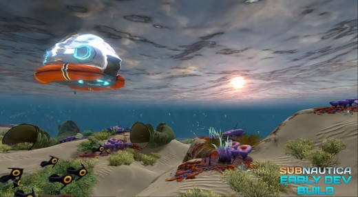 A photo featuring the game in "Early Developer Build" 