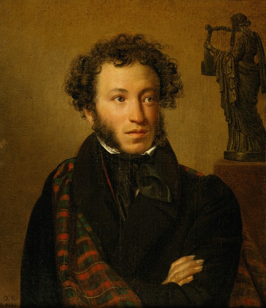 1827 Portrait of Alexander Pushkin by Orest Kiprensky