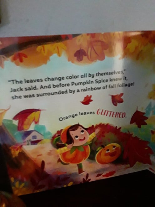 Leaves with beautiful fall colors