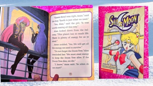 Scholastic's 2000 Sailor Moon books carried on the teamwork between Beryl and the aliens.
