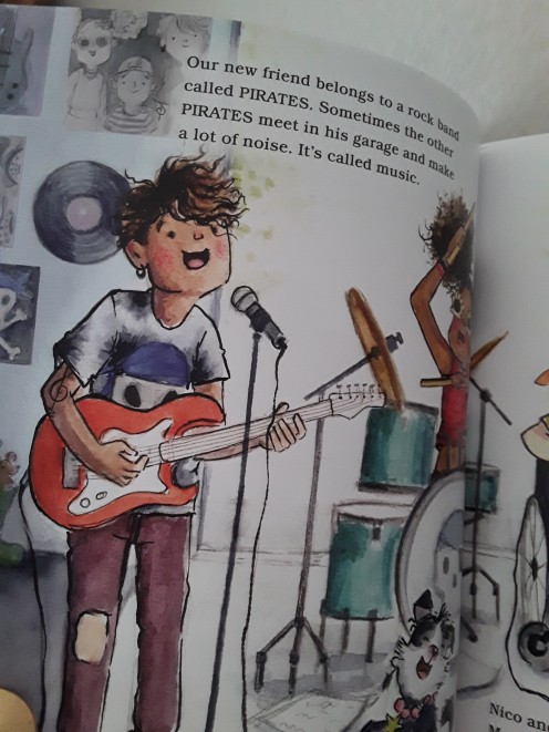 New neighbor with a band