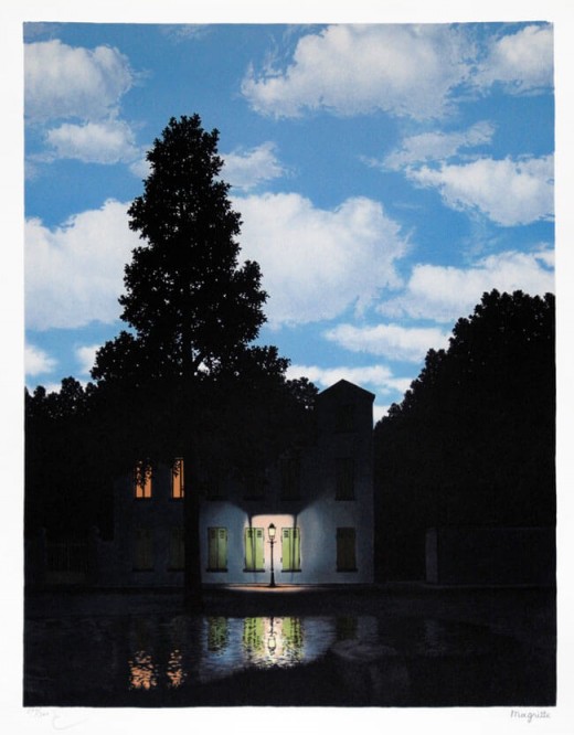 René Magritte, L'empire des lumières (The Dominion of Lights), 1954, Series 2