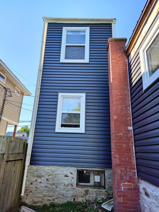 Because of its height, I would need to utilize a ten-foot step ladder to wash this side of my house