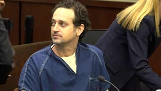Charles Adelson appears in a Leon County courtroom during a pre trial motion circa 2023 
