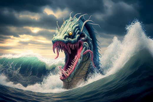 Now, that's a proper sea serpent.