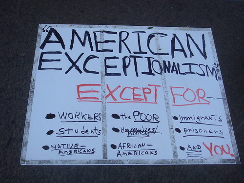 Not everyone feels the exceptionalism.
