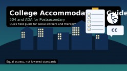 College Accommodations Under Section 504: A Field Guide for Social Workers and Therapists