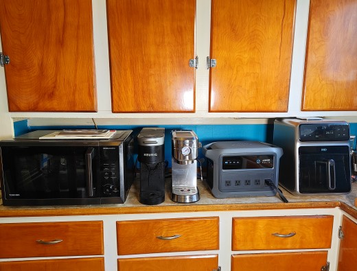 This portable power station is small enough to fit on my crowded counter