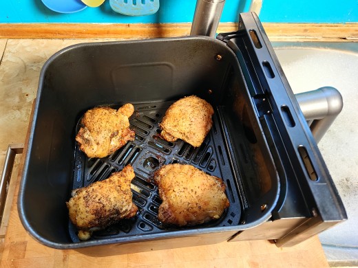 The chicken is ready