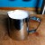 A frothed half-jug of milk