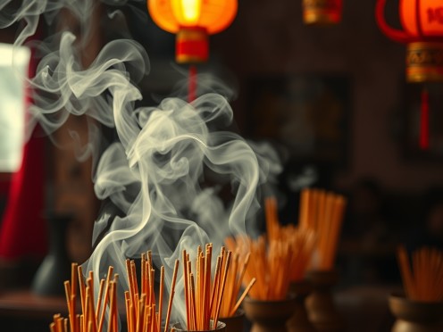 A hungry Ghost Festival Incense