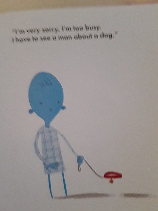 Rodney has to walk the dog