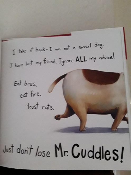 Mr. Cuddles must not be lost