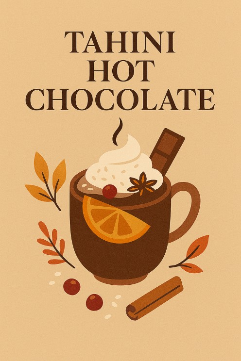 Indulge in creamy tahini hot chocolate—a rich, nutty twist on classic cocoa with sesame warmth and cozy winter vibes.