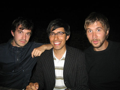 A trio of handsome men.