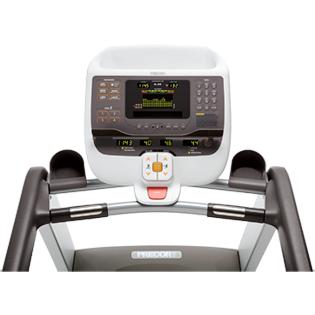 The Precor 9.35X has four user I.D.'s that track and store your workouts. www.chicagohomefitness.com