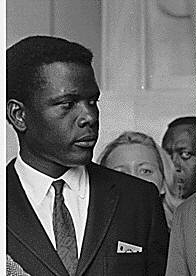 Sidney Poitier's at the Civil Rights March on Washington, D.C., 08/28/1963.