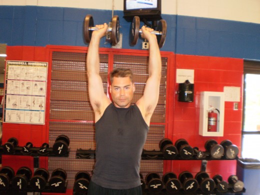 The Overhead Press ending position