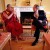 President Bush presents the Congressional Gold Medal to the Dalai Lama. 
