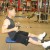 The Seated cable row end position The Seated cable row end position
