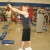 The Straight Arm Pulldown starting position The Straight Arm Pulldown starting position